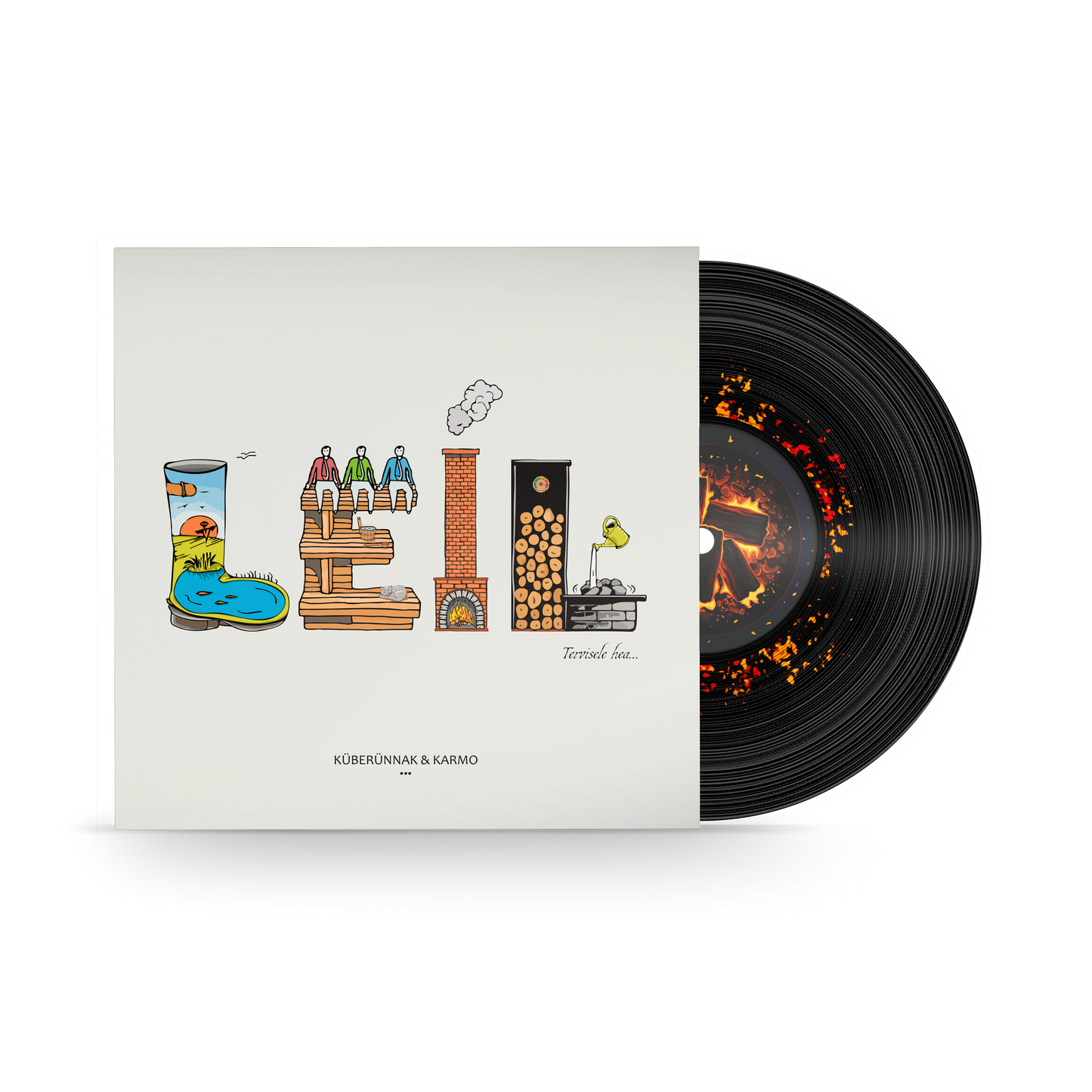 Küberünnak & Karmo - „LEIL“ vinüülalbum 12" (LP)
