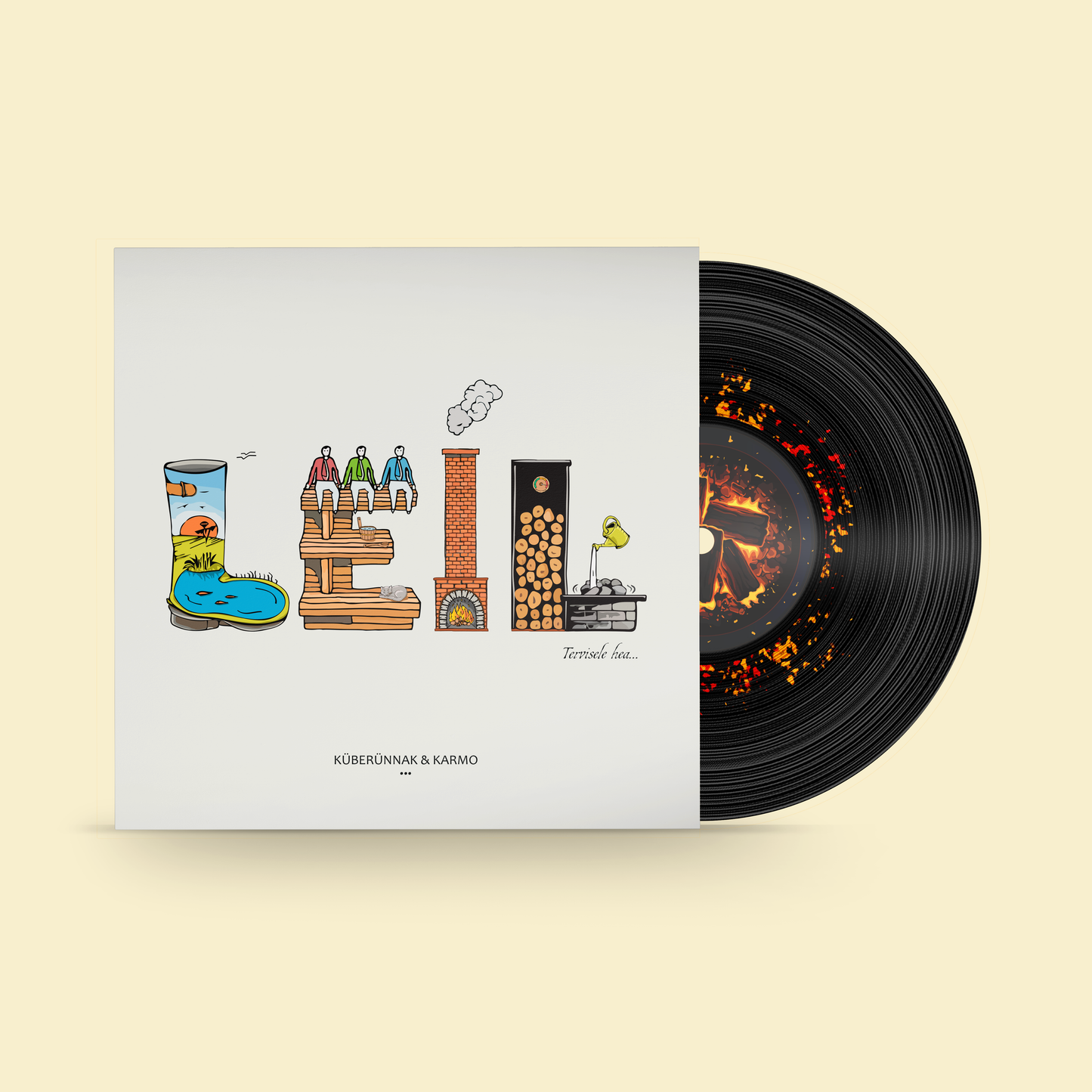 Küberünnak & Karmo - „LEIL“ vinüülalbum 12" (LP)