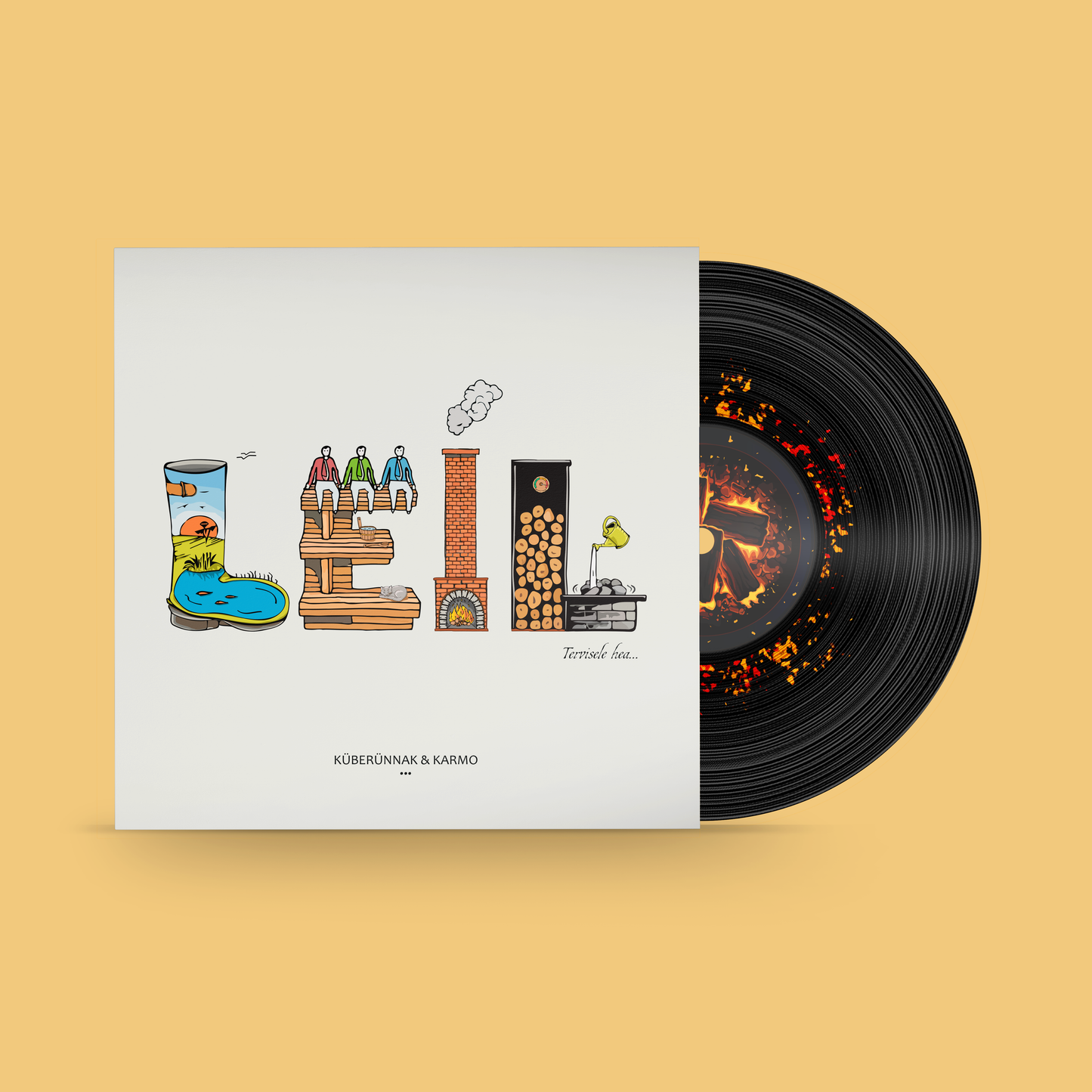 Küberünnak & Karmo - „LEIL“ vinüülalbum 12" (LP)