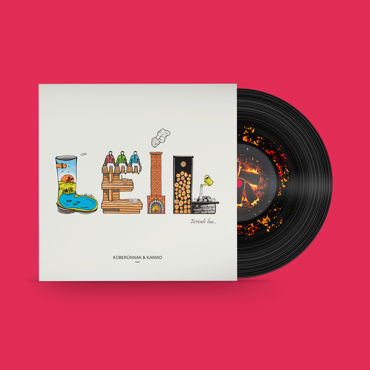 Küberünnak & Karmo - „LEIL“ vinüülalbum 12" (LP)