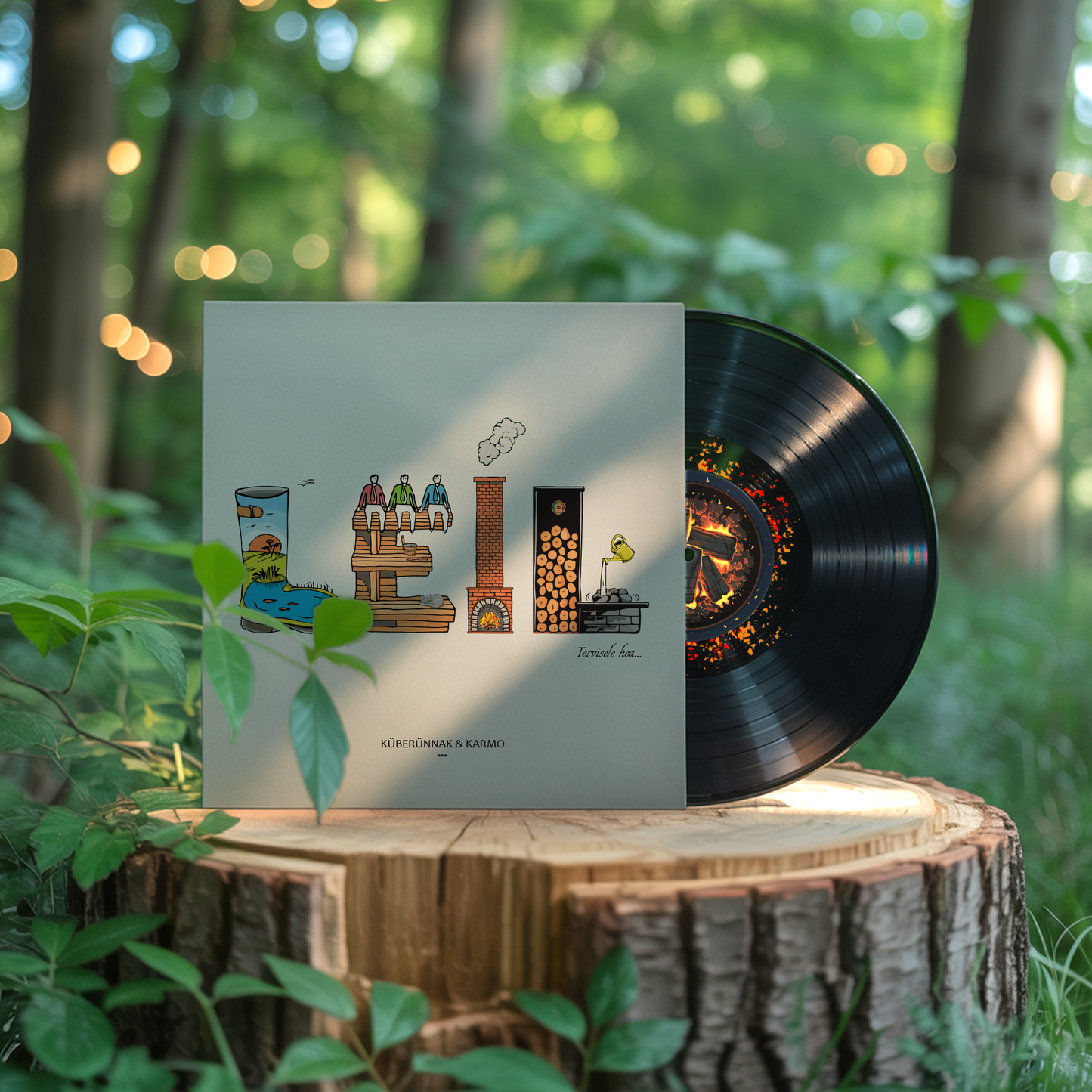 Küberünnak & Karmo - „LEIL“ vinüülalbum 12" (LP)